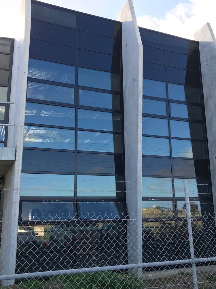 Commercial Capral Aluminium Window Frames in Geelong