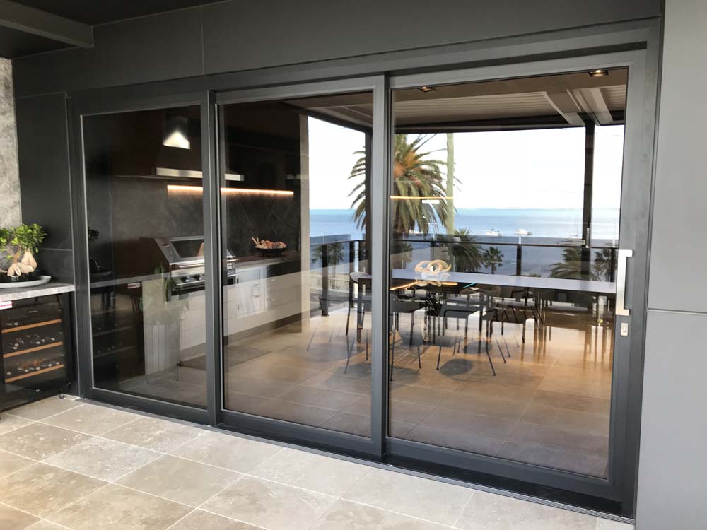 Residential Aluminium Sliding Doors At Geelong's Eastern Beach