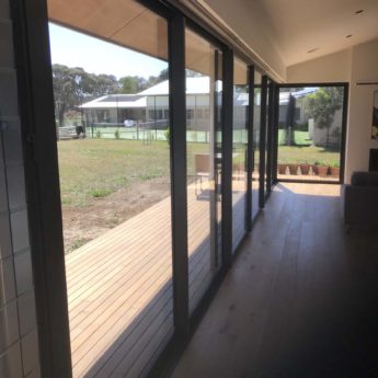 Full Wall Residential Floor to Ceiling Aluminium Windows in Geelong