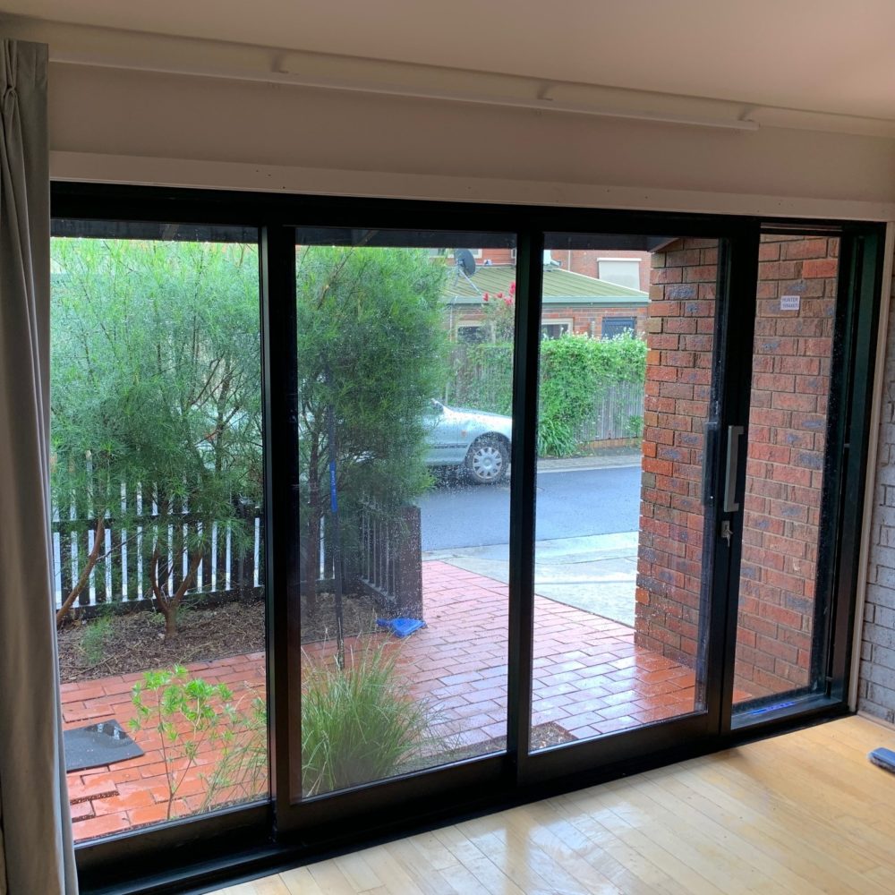 Sliding Aluminium Door for Residential property in Little Malop Street, Geelong Innovative